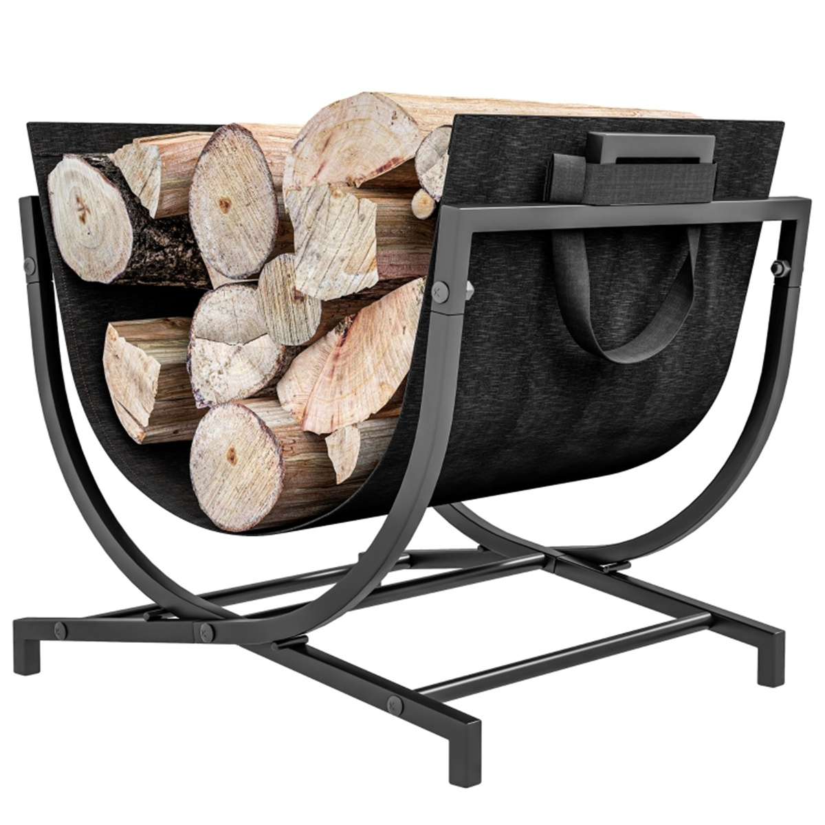 Outdoor Furniture Wood - رف حطب خشبي للاستخدام الخارجي، حامل