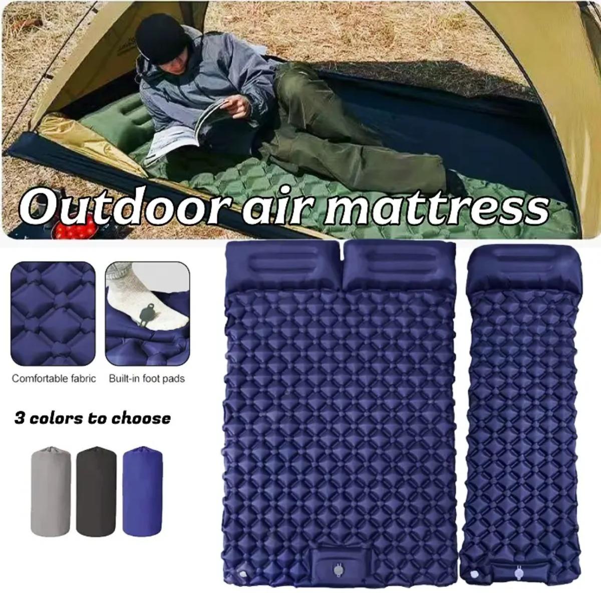 Outdoor Rug Waterproof - فراش هوائي قابل للنفخ فردي ومزدوج،