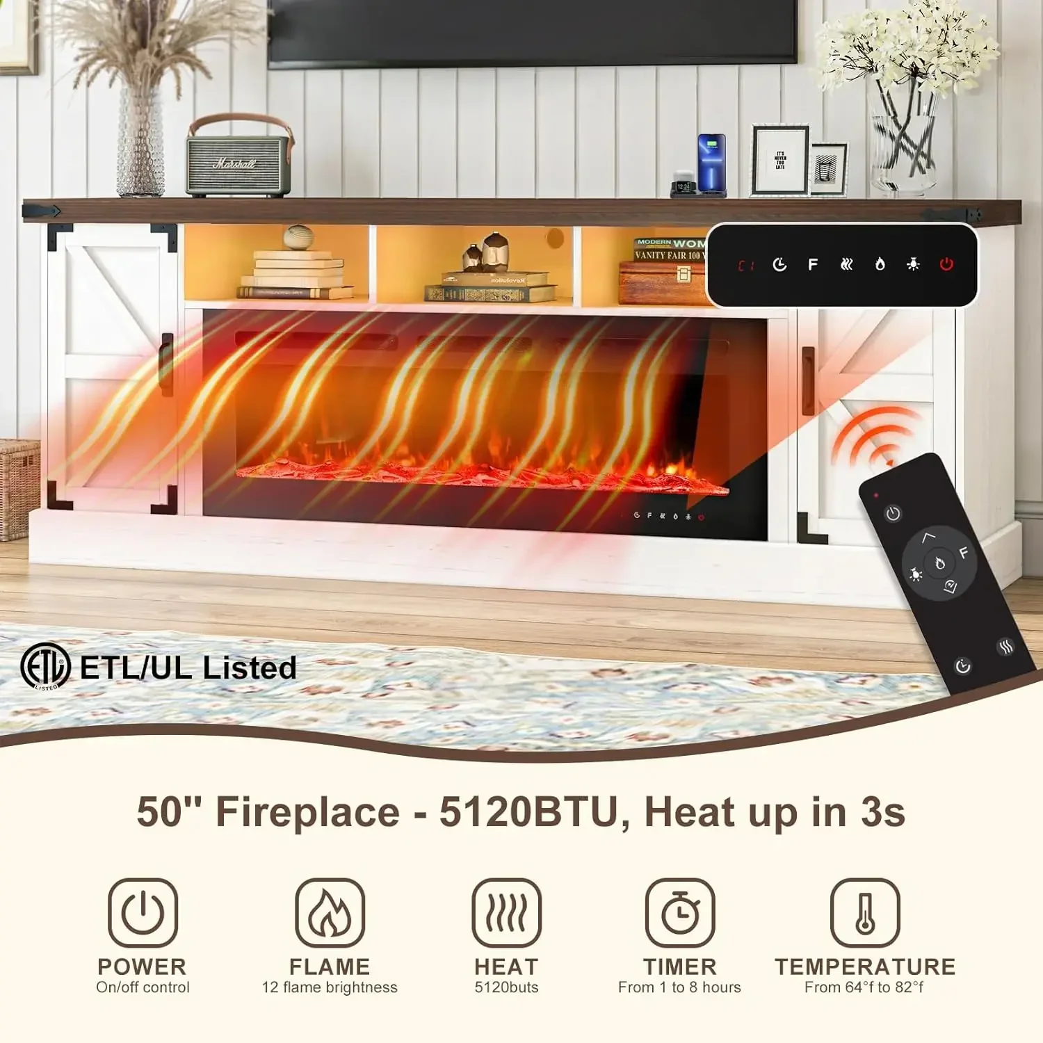 [سعر مخفض! حامل تلفزيون بموقد  - مراجعة Patio Heater Standing وسعره