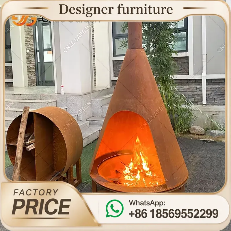 موقد محمول يعمل بحبيبات الخشب  - مراجعة Outdoor Furniture Wood وسعره