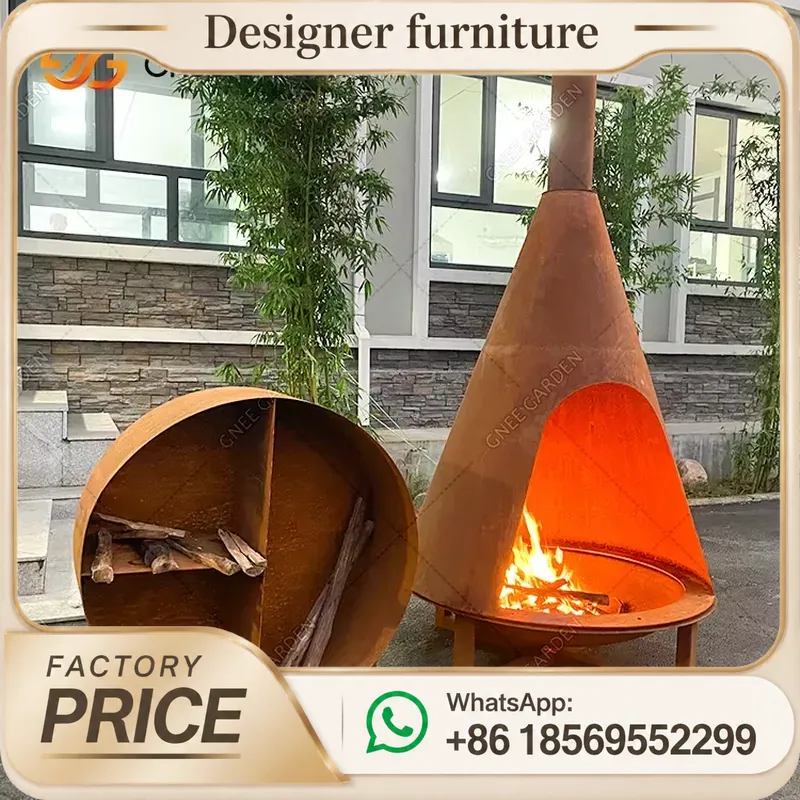موقد محمول يعمل بحبيبات الخشب  - مراجعة Outdoor Furniture Wood وسعره