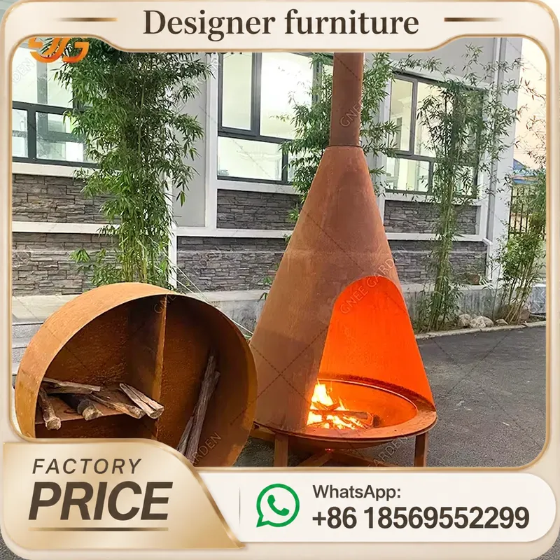 موقد محمول يعمل بحبيبات الخشب  - مراجعة Outdoor Furniture Wood وسعره