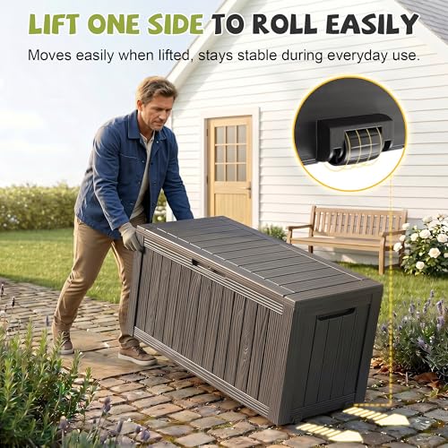 صندوق تخزين خارجي مقاوم للماء  - مراجعة Outdoor Furniture Wood وسعره