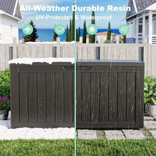 صندوق تخزين خارجي مقاوم للماء  - مراجعة Outdoor Furniture Wood وسعره