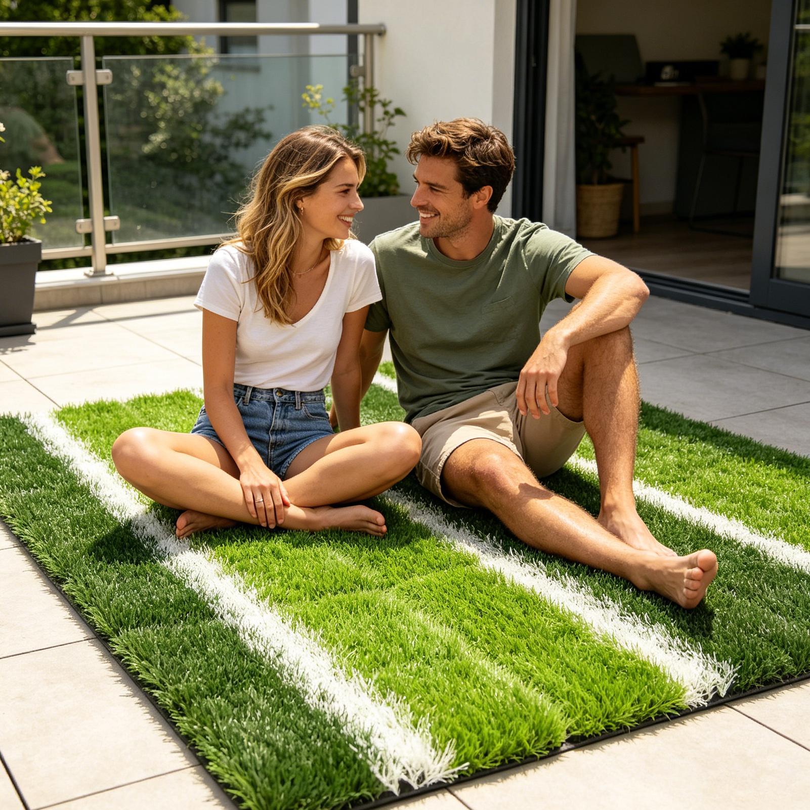 سجادة عشب صناعي ناعمة مقاومة ل - مراجعة Outdoor Rug Waterproof وسعره
