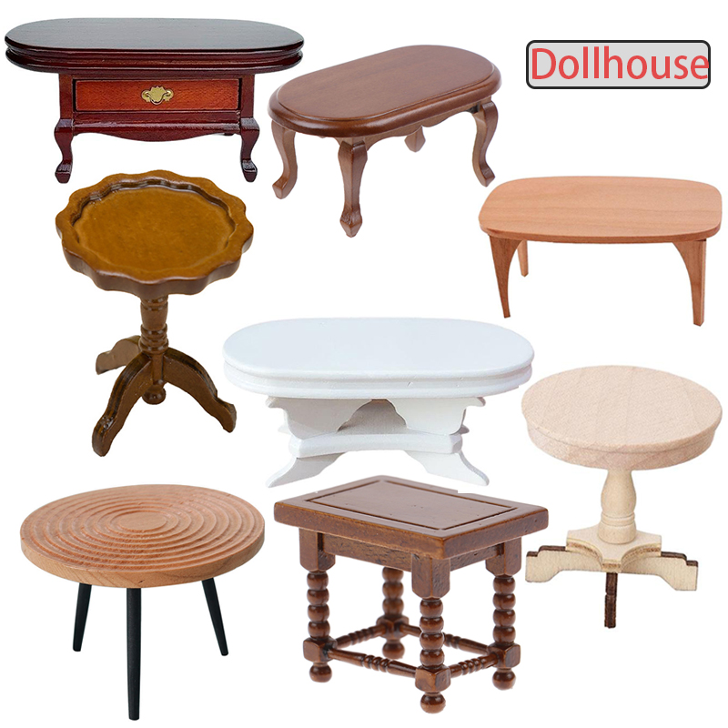 1:12 دمية مصغرة طاولة مستديرة  - مراجعة Outdoor Furniture Wood وسعره