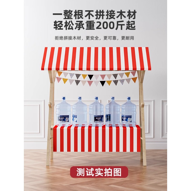 حامل عرض كشك السوق الخشبي المح - مراجعة Outdoor Furniture Vendors وسعره