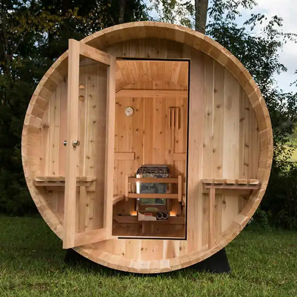 ساونا خارجية بالجملة تتسع لـ 4 - مراجعة Outdoor Furniture Wood وسعره